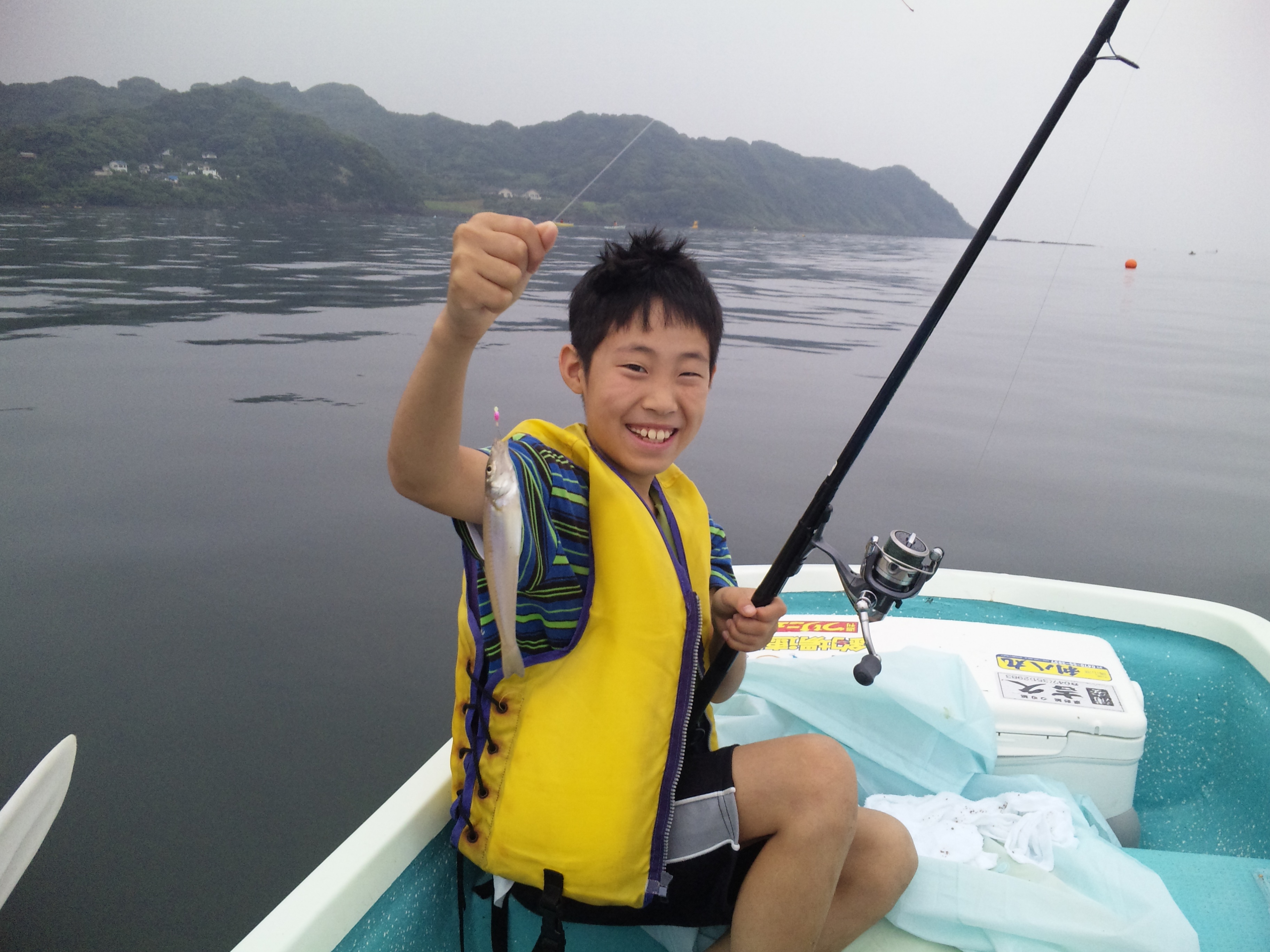 2009年7月4日 田村茂ボート シロギス釣り フクちゃんの船釣り修行