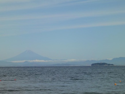 富士と江ノ島