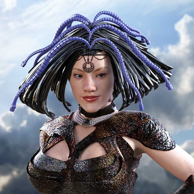 Reboot 後出しの追記 悪の女王エリーザ 髪のモデルを変更です スミマセン Villainess
