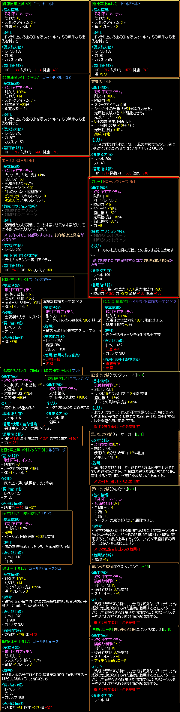 Redstone 殴りbisのステや装備や鞄の一部 Von9のゲーム記録ブログ レッドストーン特化 Redstone 殴りbisのステや装備や鞄の一部 Von9のゲーム記録ブログ レッドストーン特化