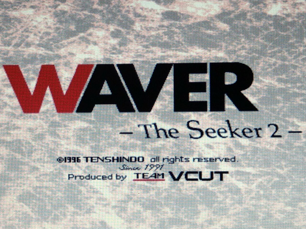 Waver The Seeker 2 Pc9801 閲覧注意 アダルトコンテンツ Takelun Ravie 尻鯖
