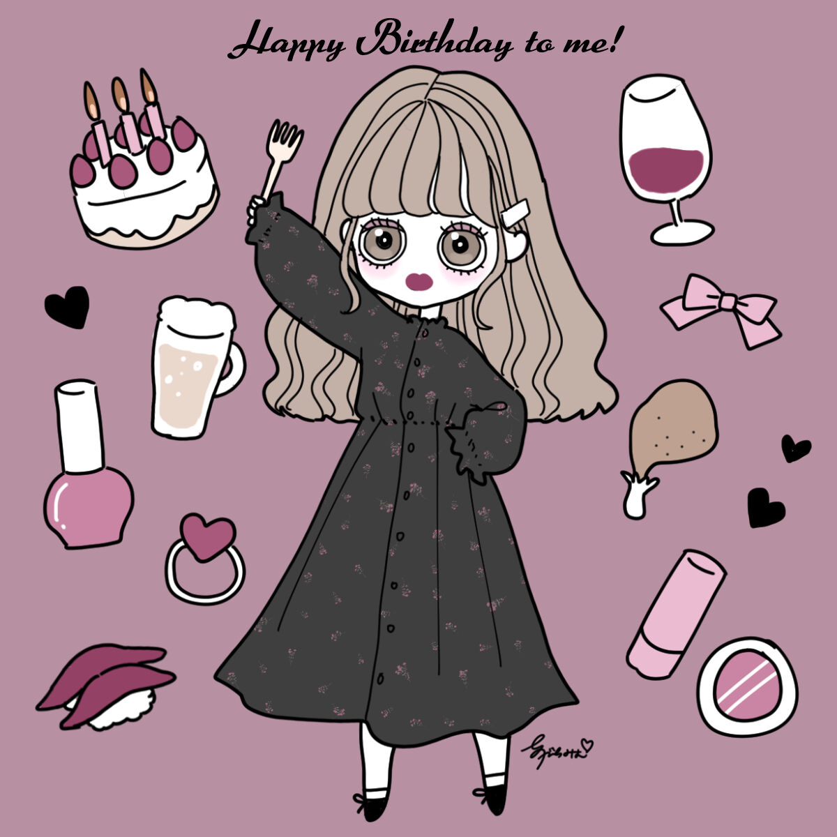 イラスト 年のイラスト振り返り イラストレーターあかぐちみむの日常 Powered By ライブドアブログ