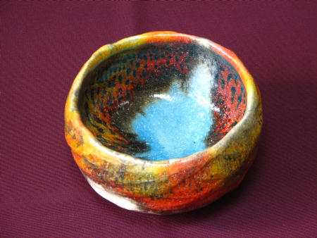 ウィーン出展作品「紅葉茶碗」