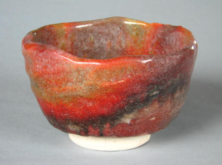 窯変紅葉茶碗「七彩」
