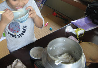 ご飯完成