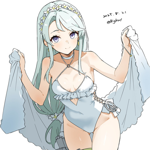 【艦これ】深夜の狭霧水着画像スレ