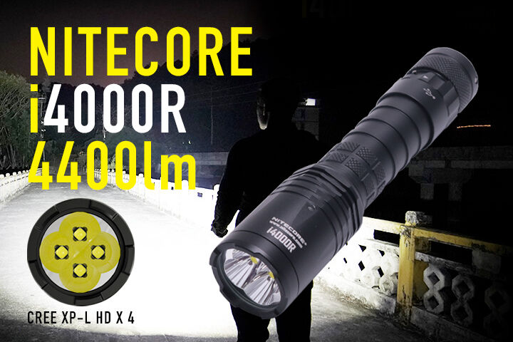 NITECOREナイトコア i4000R 正統派タクティカルフラッシュライト NITECOREナイトコア i4000R 正統派タクティカルフラッシュライト