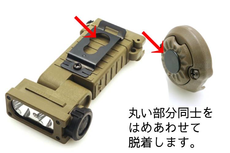 サイドワインダー　LEDライトセット 米軍放出品 完動品 タクティカルライト サイドワインダー