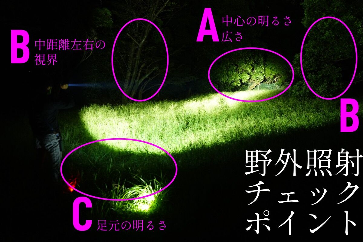 野外照射！ 小口径タクティカルライト遠距離タイプ選抜戦！ : アカリ