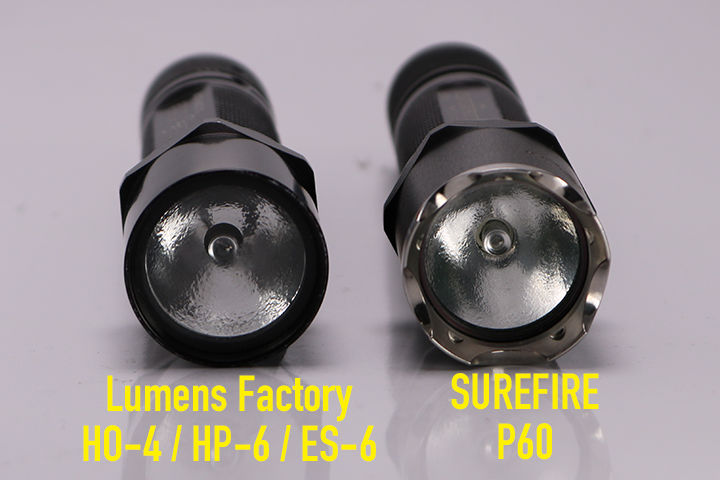 Lumens Factory HO-4 ・HO-6・ES-6 SUREFIRE P60互換キセノン Lumens Factory HO-4 ・HO-6・ES-6 SUREFIRE P60互換キセノン