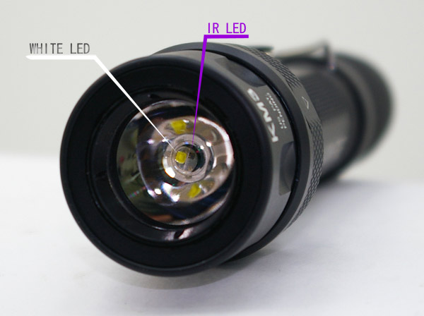 SUREFIRE V2 バンパイア IR/WHITE LED tactical flashlight : 目指せ