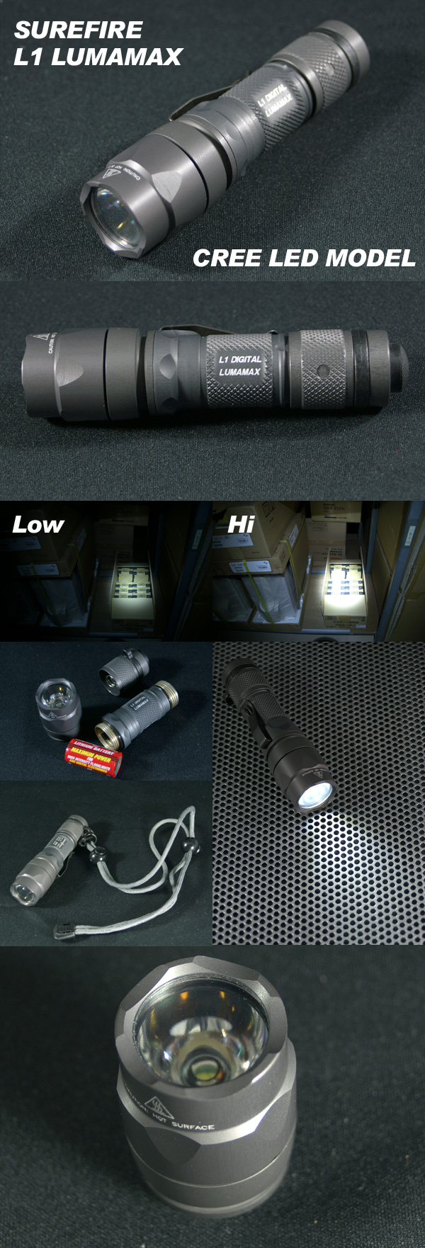 SUREFIRE L1 DEGITAL LUMAMAX [CREE MODEL] : アカリセンター公式ブログ