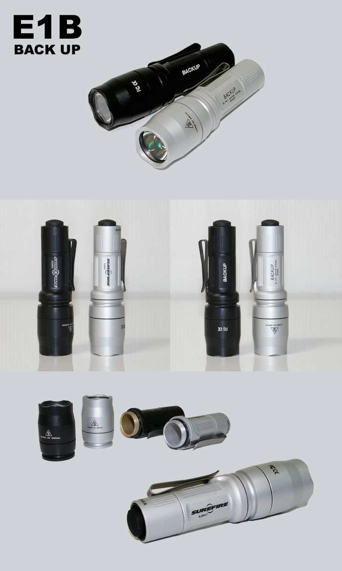 SUREFIRE BACKUP E1B-SL-WH マットシルバー 追加 : アカリ SUREFIRE BACKUP E1B-SL-WH マットシルバー 追加 : アカリ