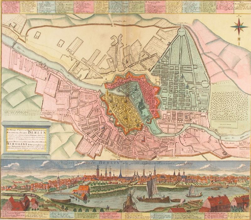 ベルリンの古地図（4）1737年 : 晩興想