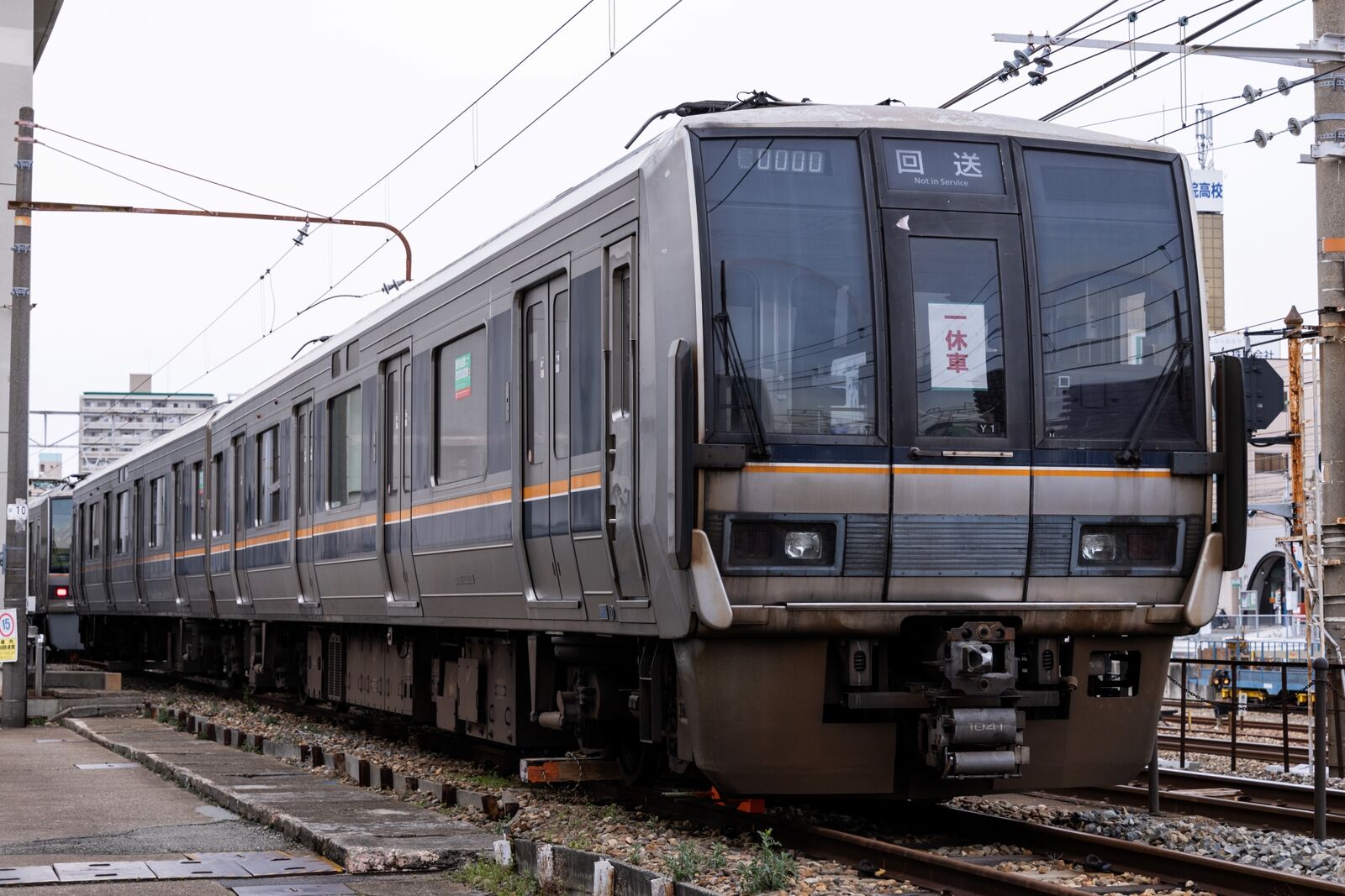 207系X1編成が和田岬線で試運転 : つっちーの鉄道日誌