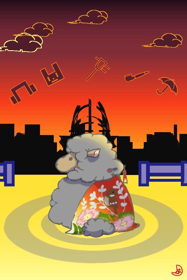 スマホ壁紙つくったたその１１ かえるの緑と