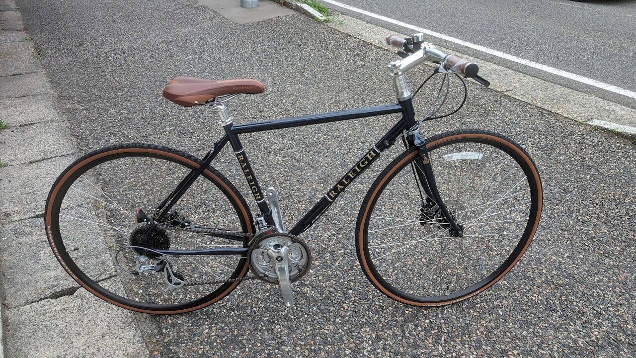 ラレー　クロモリ　クロスバイク ゆったり乗りたい“クロモリ”クロスバイク。Raleigh / ラレー