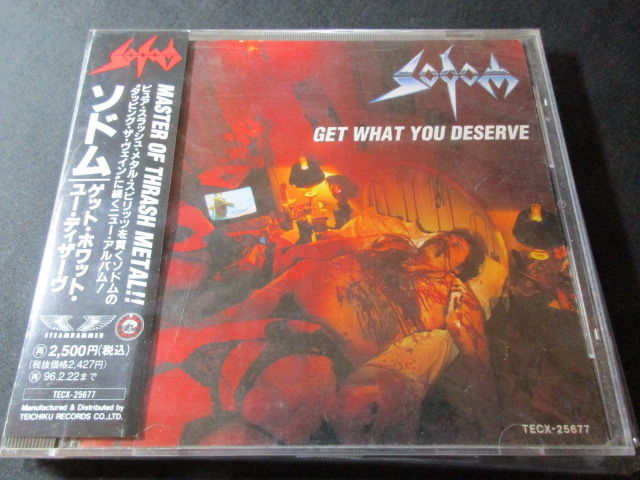 CD ソドム SODOM パーセキユーション マニア 国内盤 初盤
