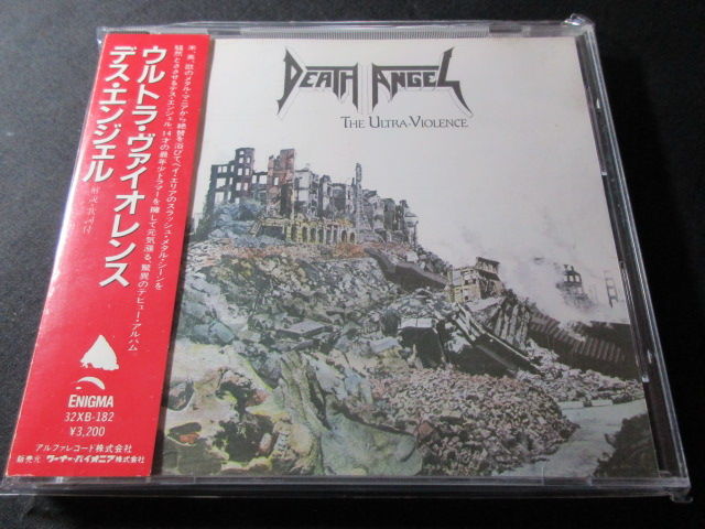 デス・エンジェル 「ウルトラ・ヴァイオレンス」 国内廃盤 帯付き ステッカー付き 廃盤 DEATH ANGEL デス・エンジェル THE ULTRA-VIOLENCE
