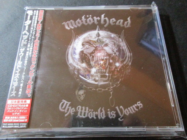 モーターヘッド　日本公演　パンフレット モーターヘッド デビュー作がオリジナル日本盤LP紙ジャケ仕様で