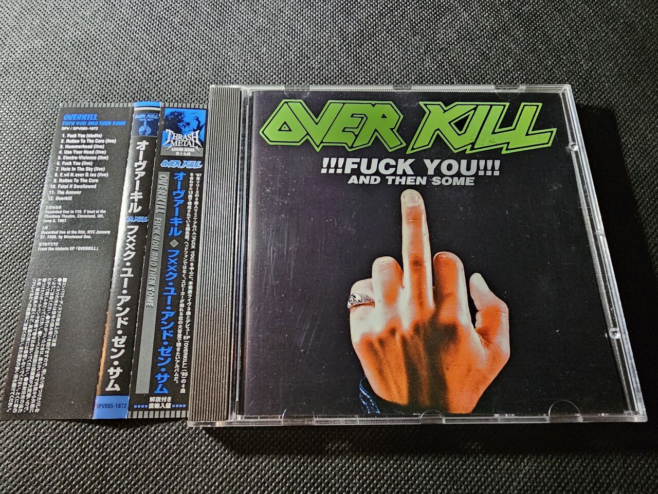 OVERKILL/!!!FUCK YOU!!! : シン・HM/HR廃盤ハンター猟盤日記
