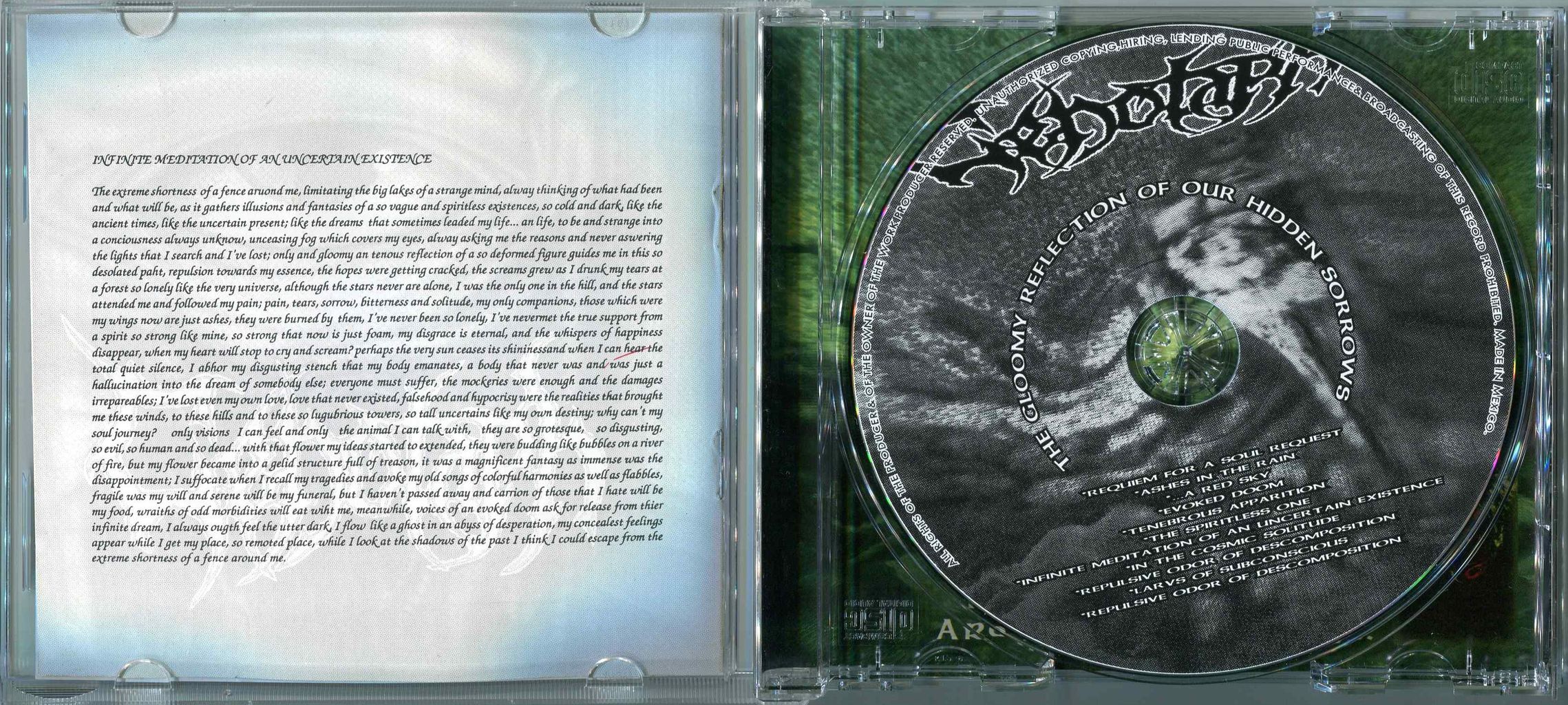 洋楽 Cenotaph/the gloomy reflection of our hi The Gloomy Reflection of Our Hidden Sorrows by Cenotaph (Album