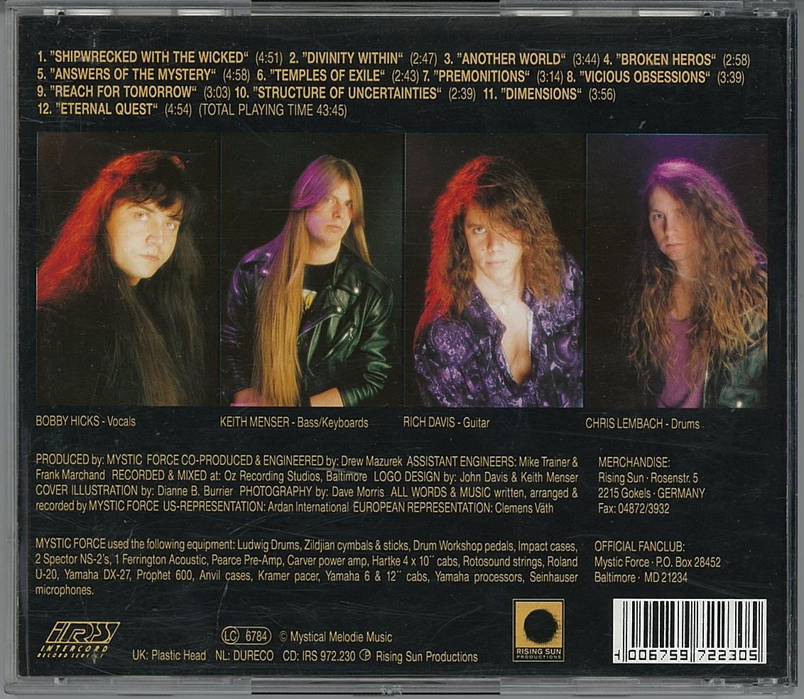 洋楽 Mystic-force/the eternal quest The Eternal Quest - Album by