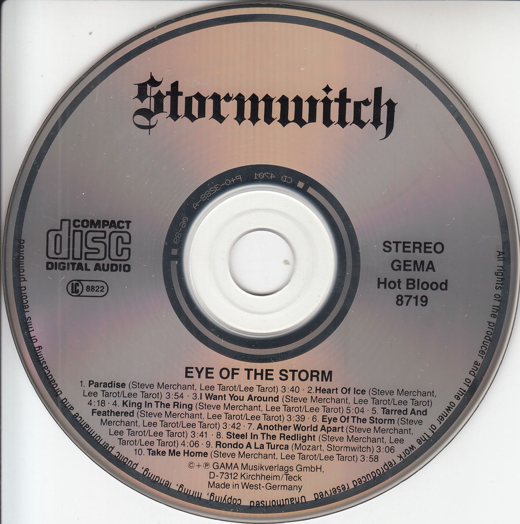 STORMWITCH/Eye of the storm : HR/HM 輸入オリジナル盤 STORMWITCH/Eye of the storm : HR/HM 輸入オリジナル盤