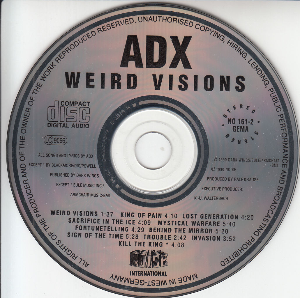 洋楽 ADX / weird visions ADX / Weird Visions : HR/HM 輸入オリジナル盤・廃盤