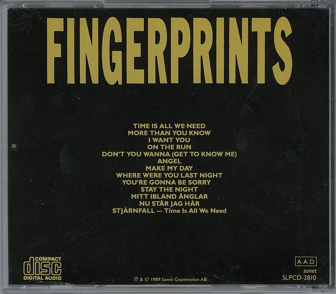 FINGERPRINTS/Time Is All We Need : HR/HM 輸入オリジナル盤
