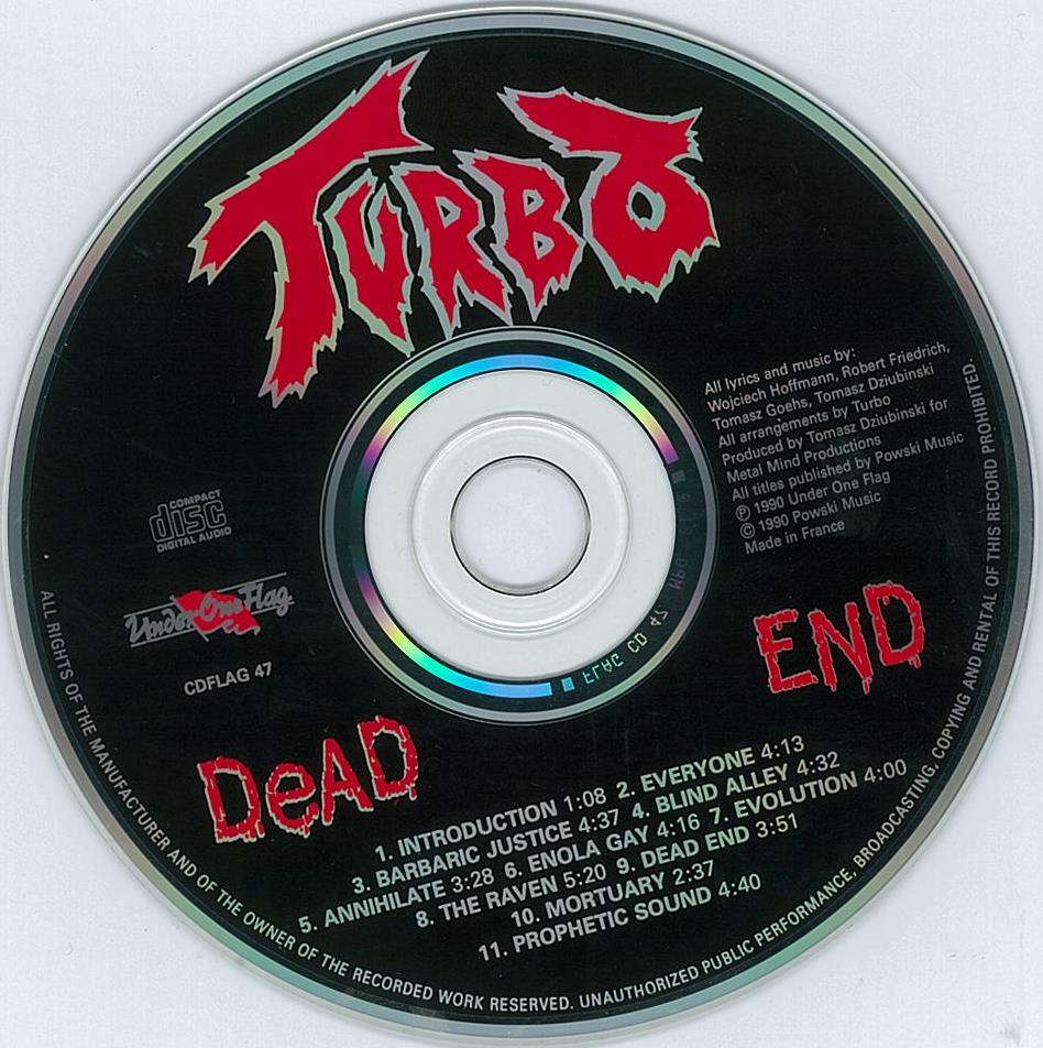 Turbo Dead End '90 オリジナル盤 12.08 Turbo Dead End '90 オリジナル盤 12.08