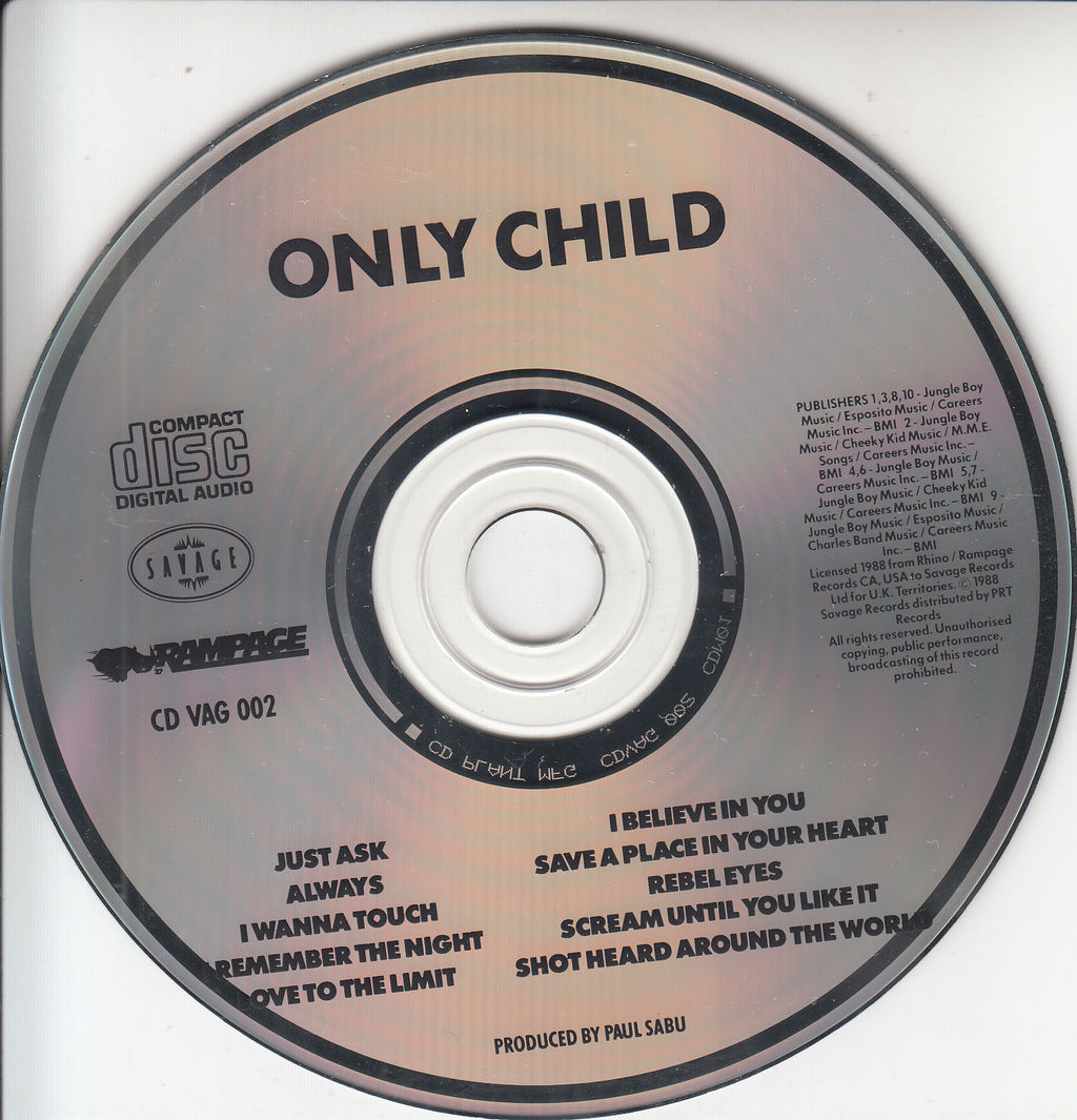 ONLY CHILD : HR/HM 輸入オリジナル盤・廃盤ハンターの猟盤日記 ONLY CHILD : HR/HM 輸入オリジナル盤・廃盤ハンターの猟盤日記