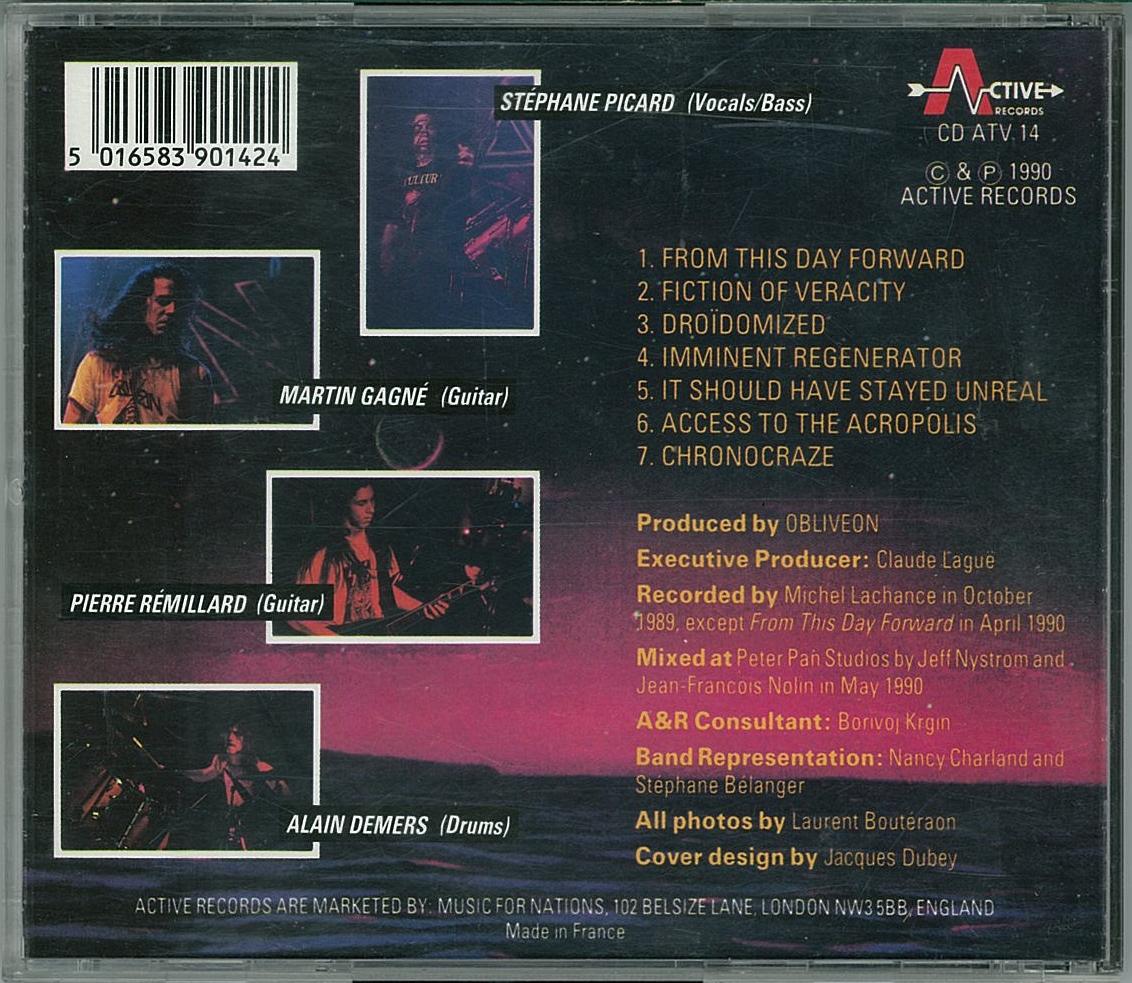 OBLIVEON/From This Day Forward : HR/HM 輸入オリジナル盤・廃盤 