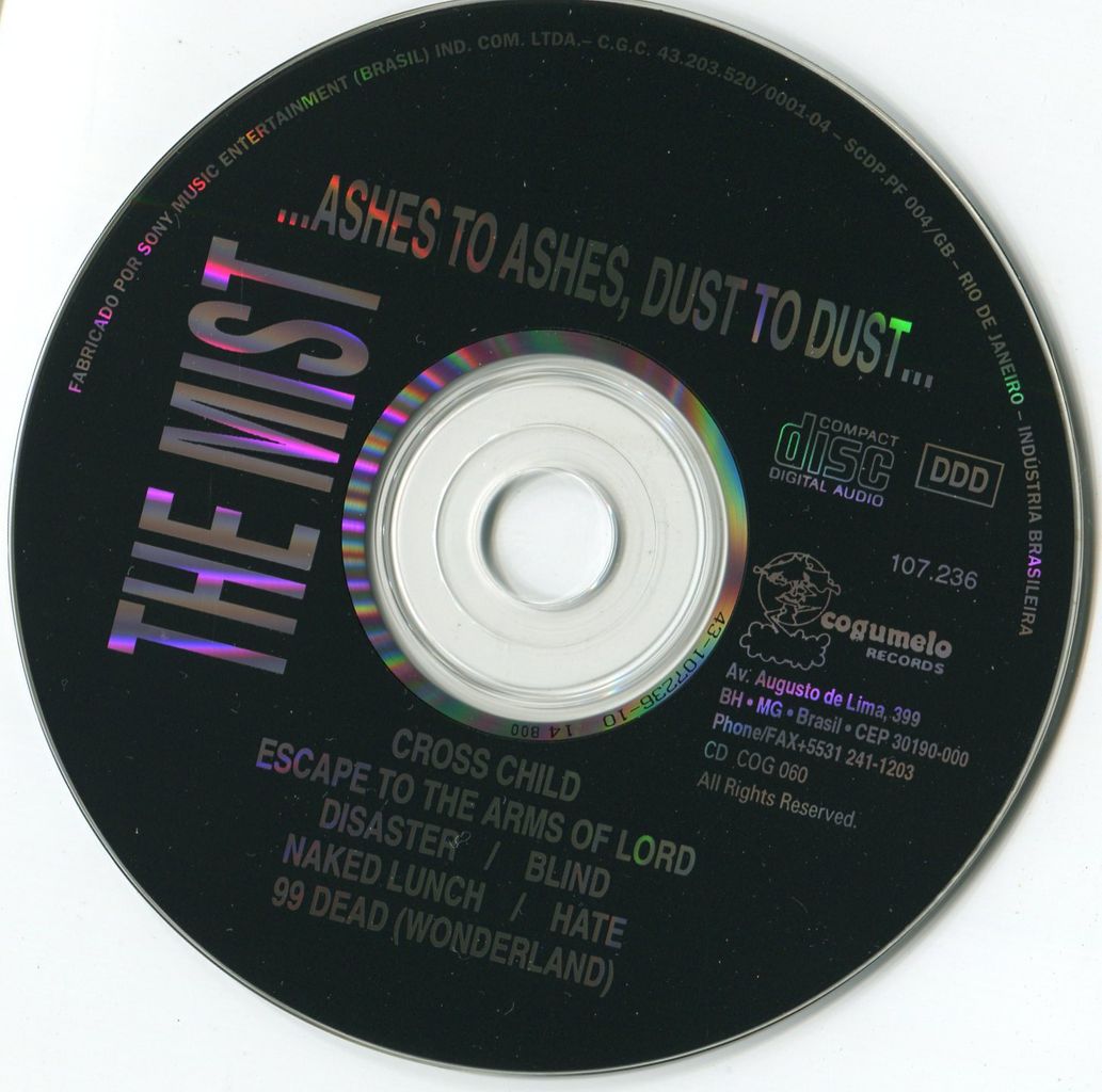 THE MIST/Ashes to ashes, Dust to dust : HR/HM 輸入