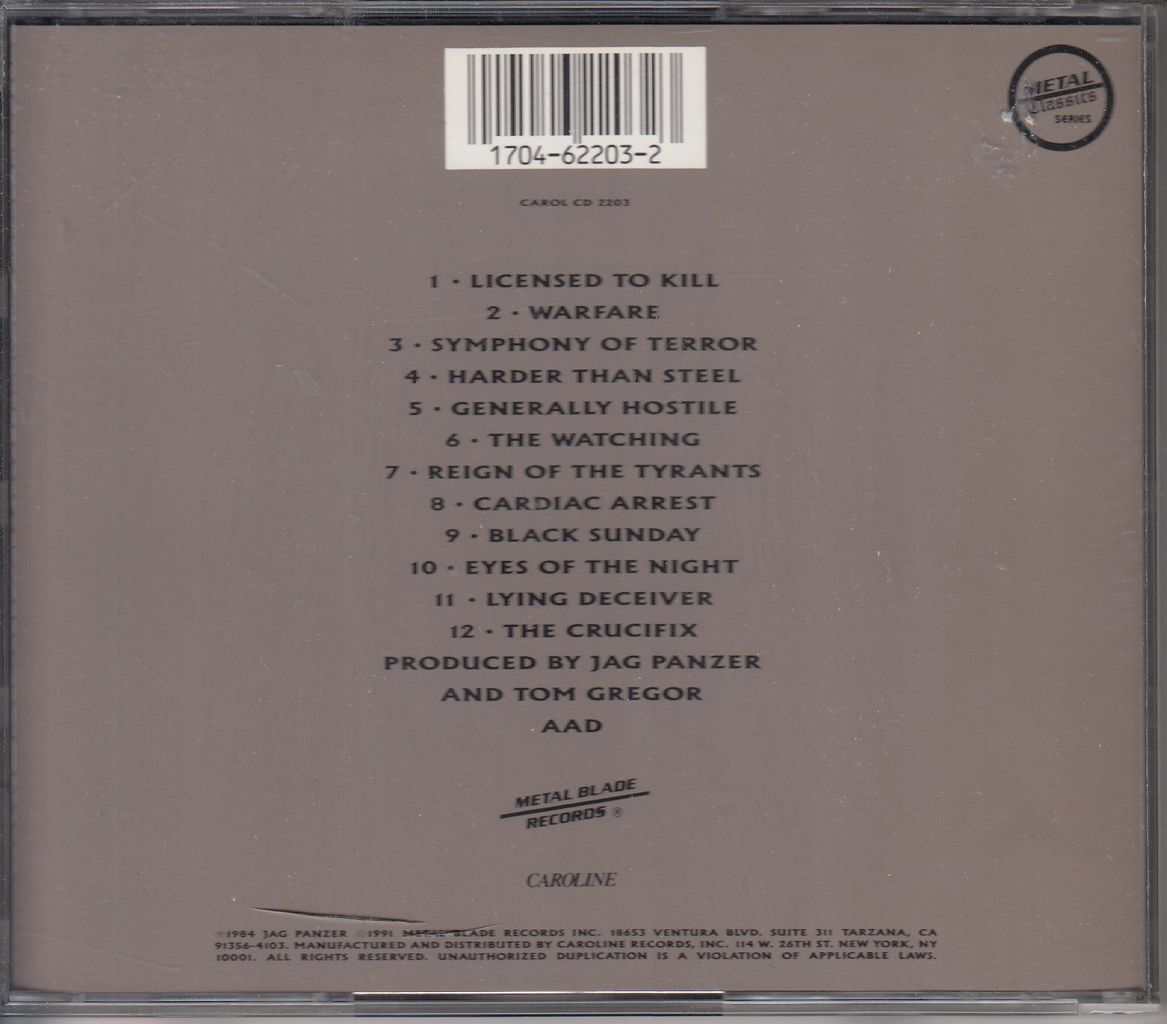 WARFARE: Hammer Horror サントラCD 輸入盤 廃盤 METAL】準新着 廃盤