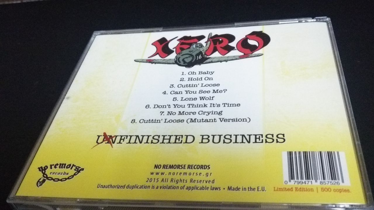XERO/ Unfinished Business : HR/HM 輸入オリジナル盤・廃盤