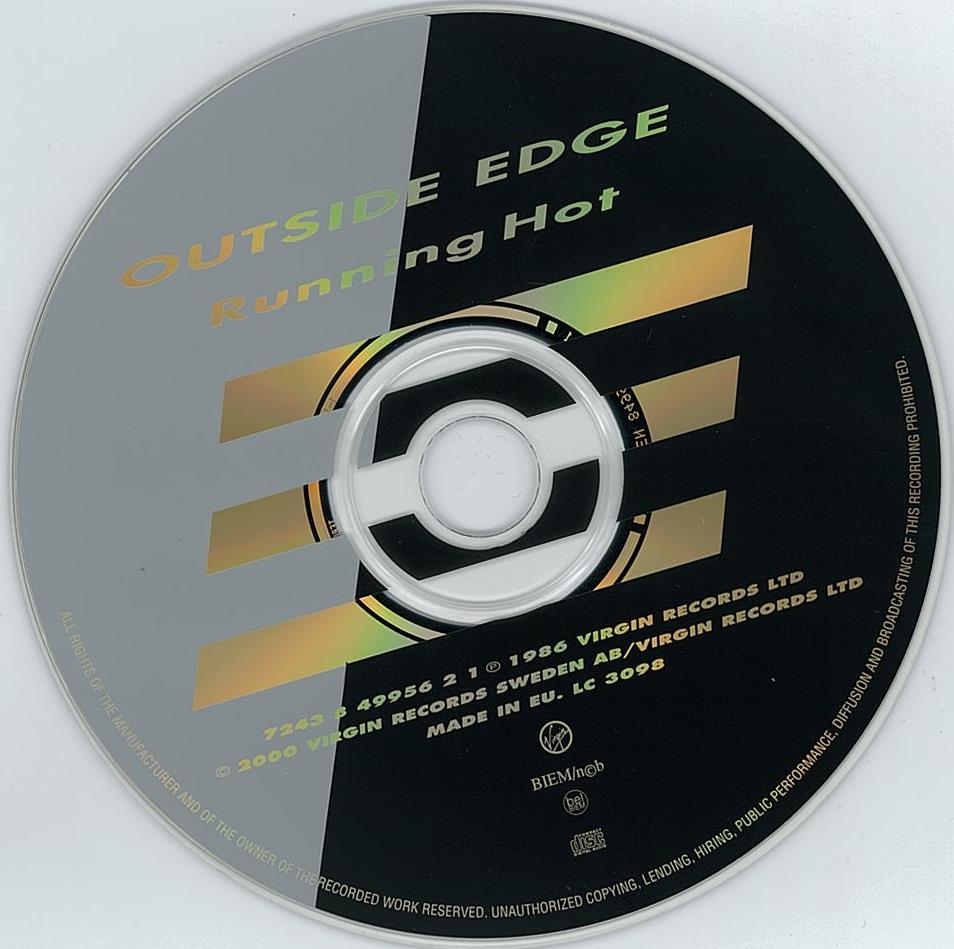 OUTSIDE EDGE/Running Hot(2nd) + More Edge(3rd) : HR/HM 輸入