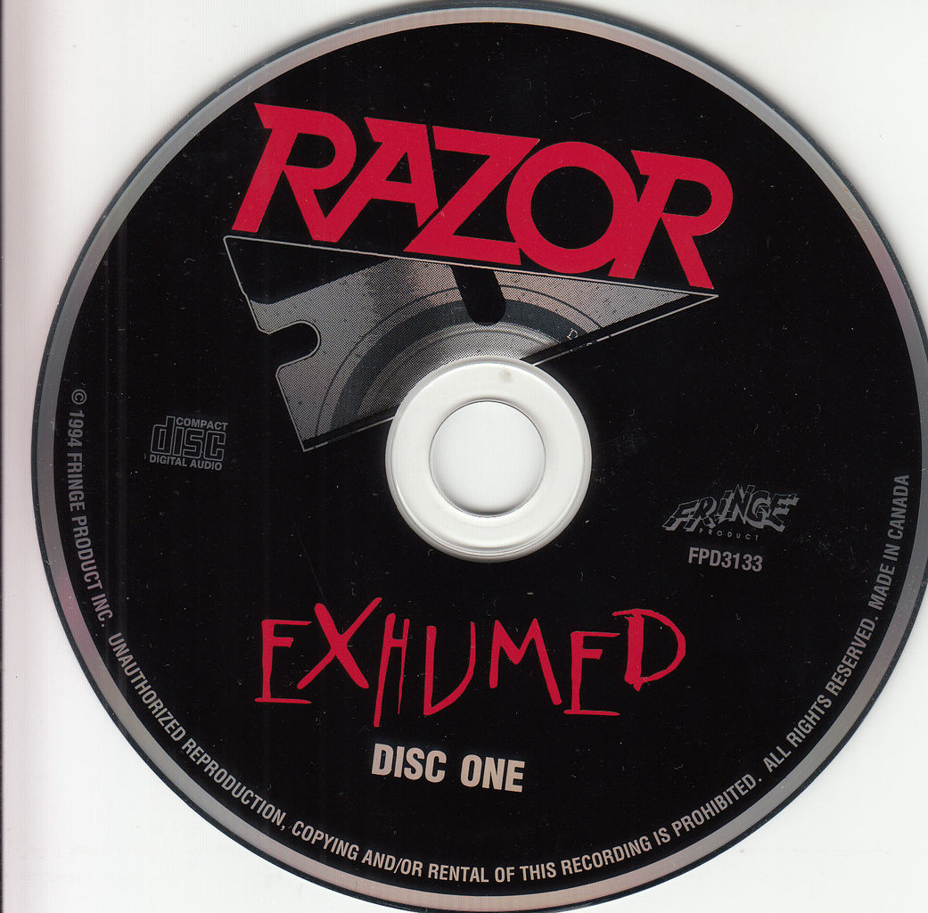RAZOR EXHUMED スラッシュメタル貴重盤 【公式通販】