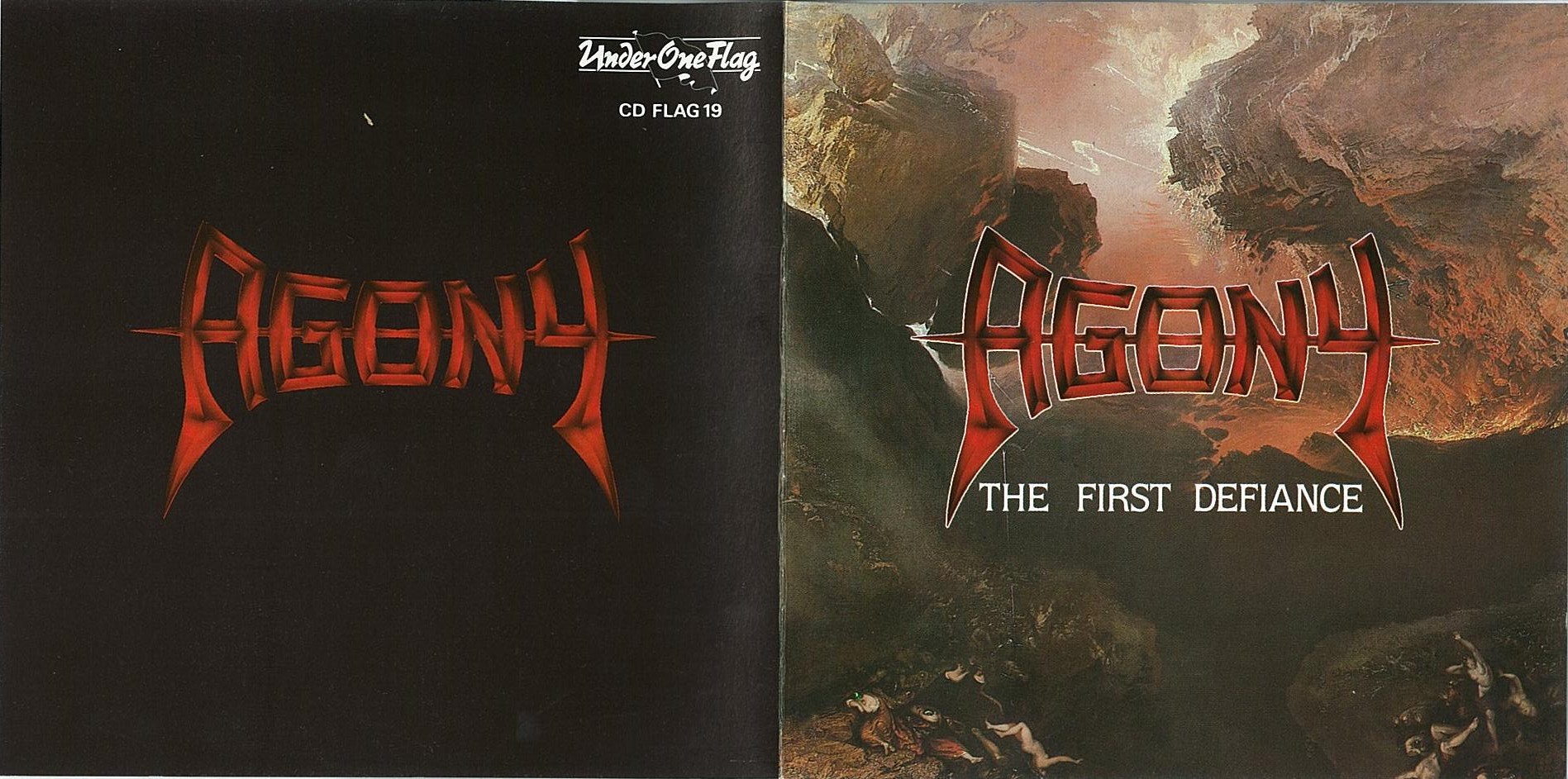 AGONY/The first defiance : HR/HM 輸入オリジナル盤・廃盤