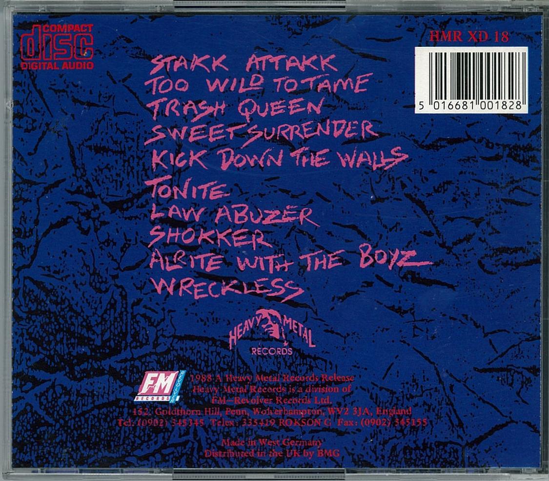 Wrathchild Stakk Attakk 1984年リリース WRATHCHILD/Stakk