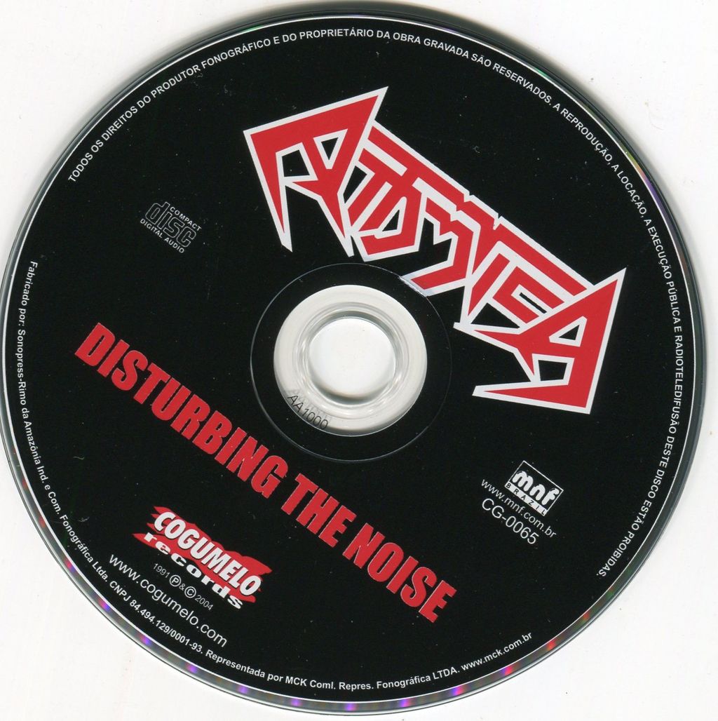 Attomica Disturbing The Noise ｈｒ ｈｍ 輸入オリジナル盤 廃盤ハンターの猟盤日記