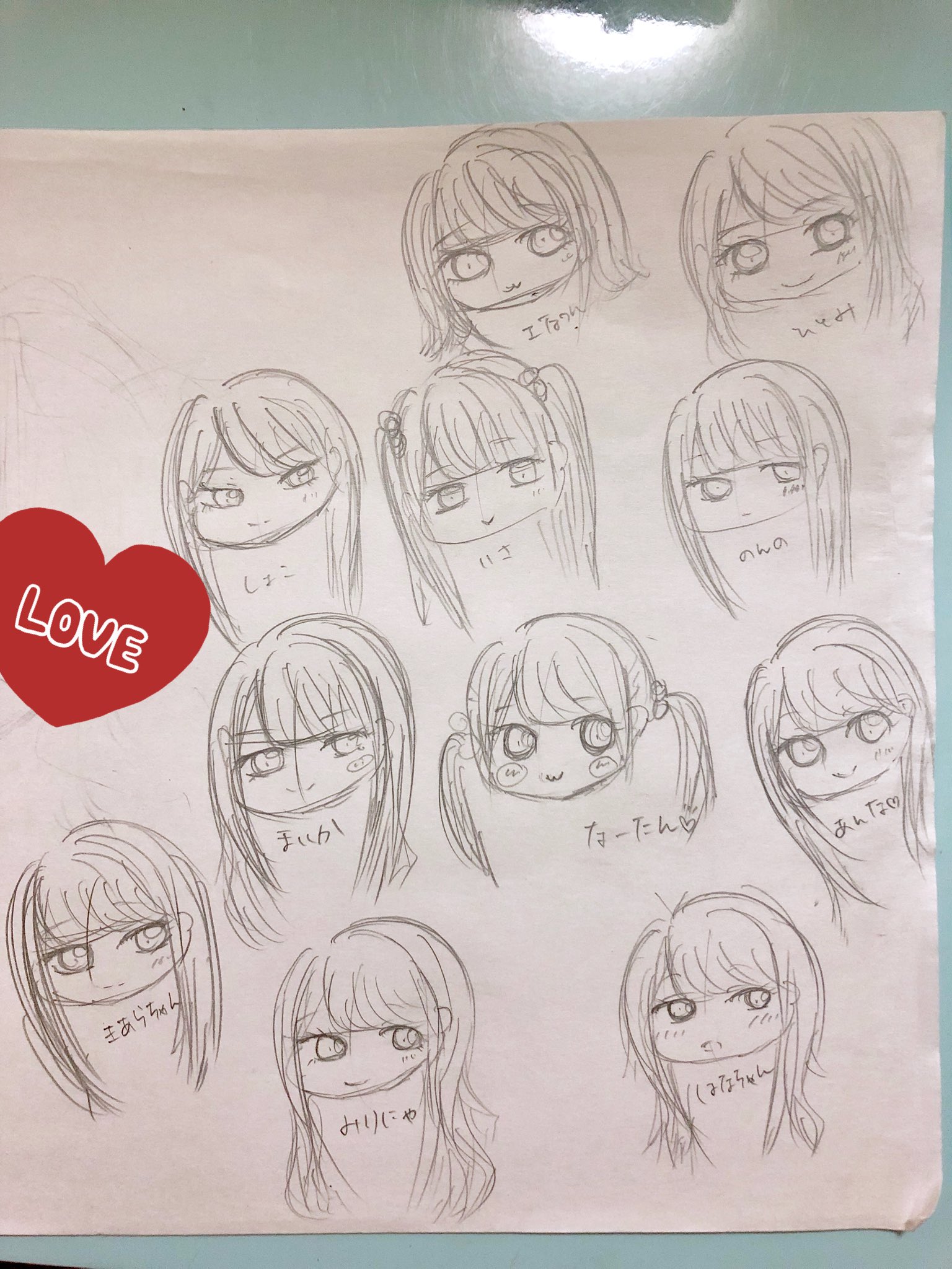 Loveまとめ速報 イコールラブ イコラブまとめサイト Love 野口衣織 配信中にでてきたみんなを描いたイラスト と 二枚目の子のお名前を大募集したいと思います イコラブ イコールラブ