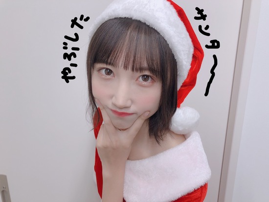 Stu48まとめニュース 瀬戸内48 サンタコスプレのstu48薮下楓がカワイイ 画像