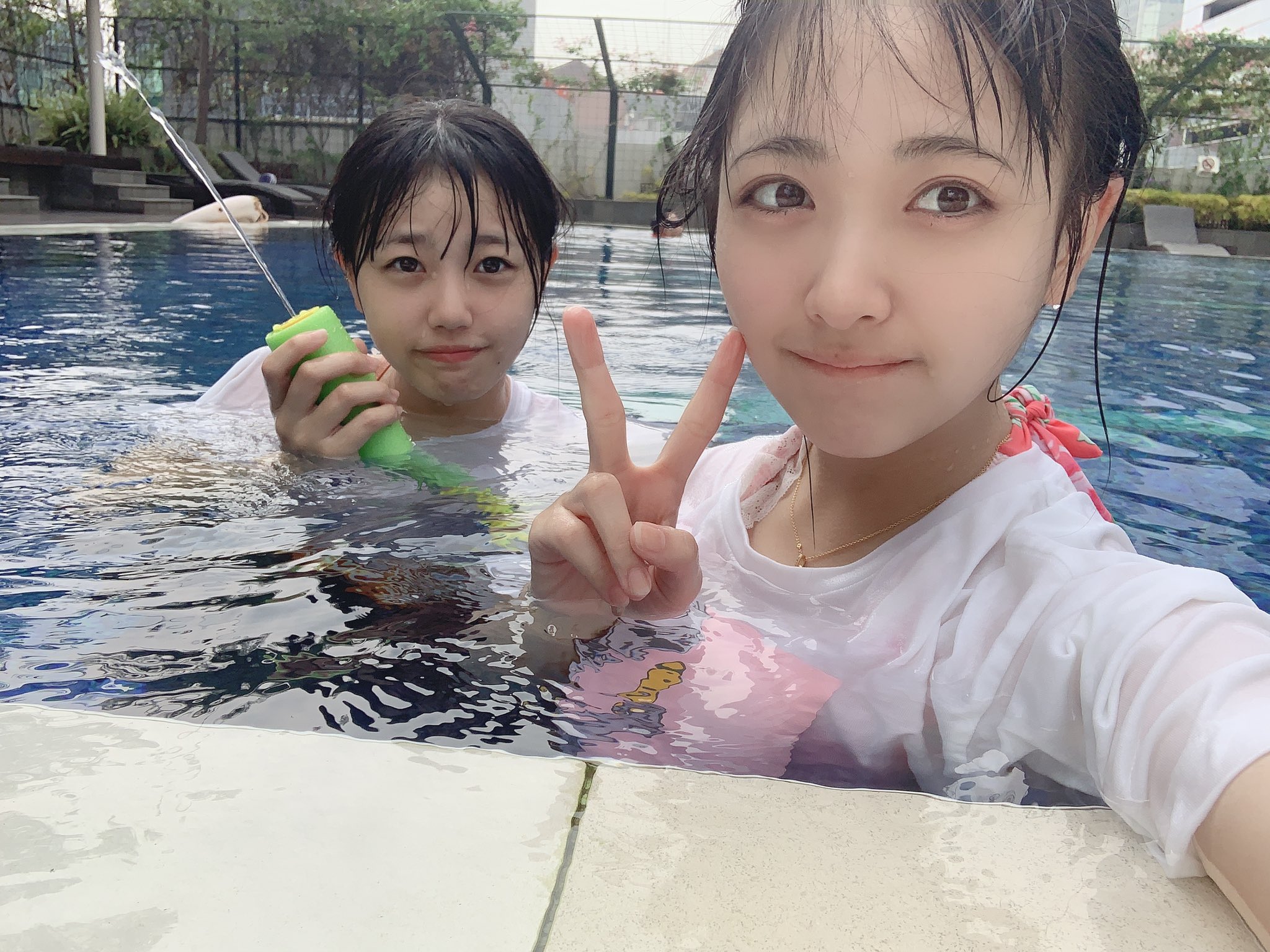 Stu48まとめニュース 瀬戸内48 Stu48瀧野由美子 石田千穂の水着画像ｷﾀ ヽ ﾟ ﾟ ﾉ ゆみりん ちほちゃん
