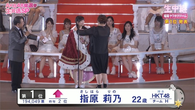 Akb48タイムズ Akb48まとめ 速報 Akb総選挙の視聴率は18 8 前年から上昇 瞬間最高は23 4 で大勝利ｷﾀ ﾟ ﾟ Akb48 41stシングル選抜総選挙 2015年第7回akb48選抜総選挙 Livedoor Blog ブログ