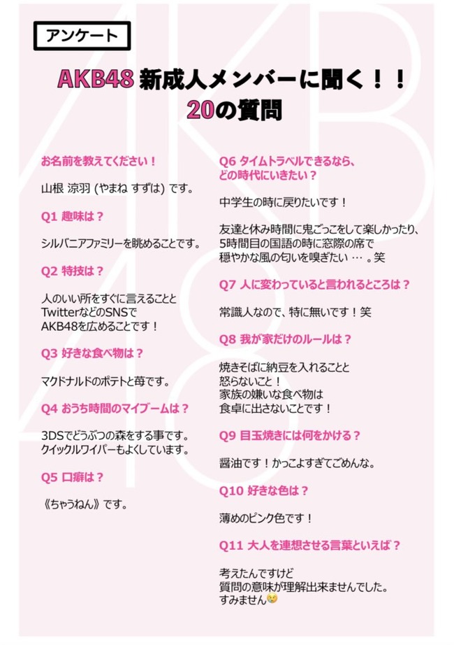 Akb48タイムズ Akb48まとめ 悲報 Akb48山根涼羽さん 拒食症と過食嘔吐で苦しんでいた ずんちゃん Livedoor Blog ブログ Akb48タイムズ Akb48まとめ 悲報 Akb48山根涼羽さん 拒食症と過食嘔吐で苦しんでいた ずんちゃん Livedoor Blog ブログ