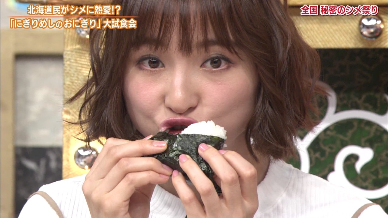 元akb48 篠田麻里子さん 秘密のケンミンshowで可愛い可愛いアヒル口