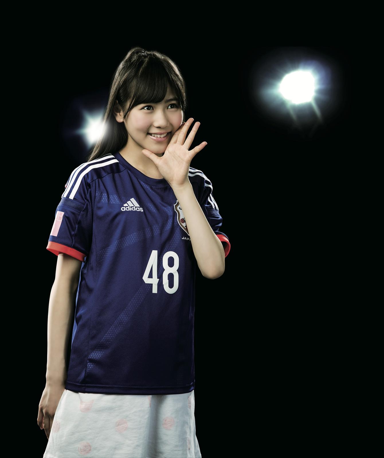 期間限定特価】 日本代表 × AKB48 倉持明日香 アディダス