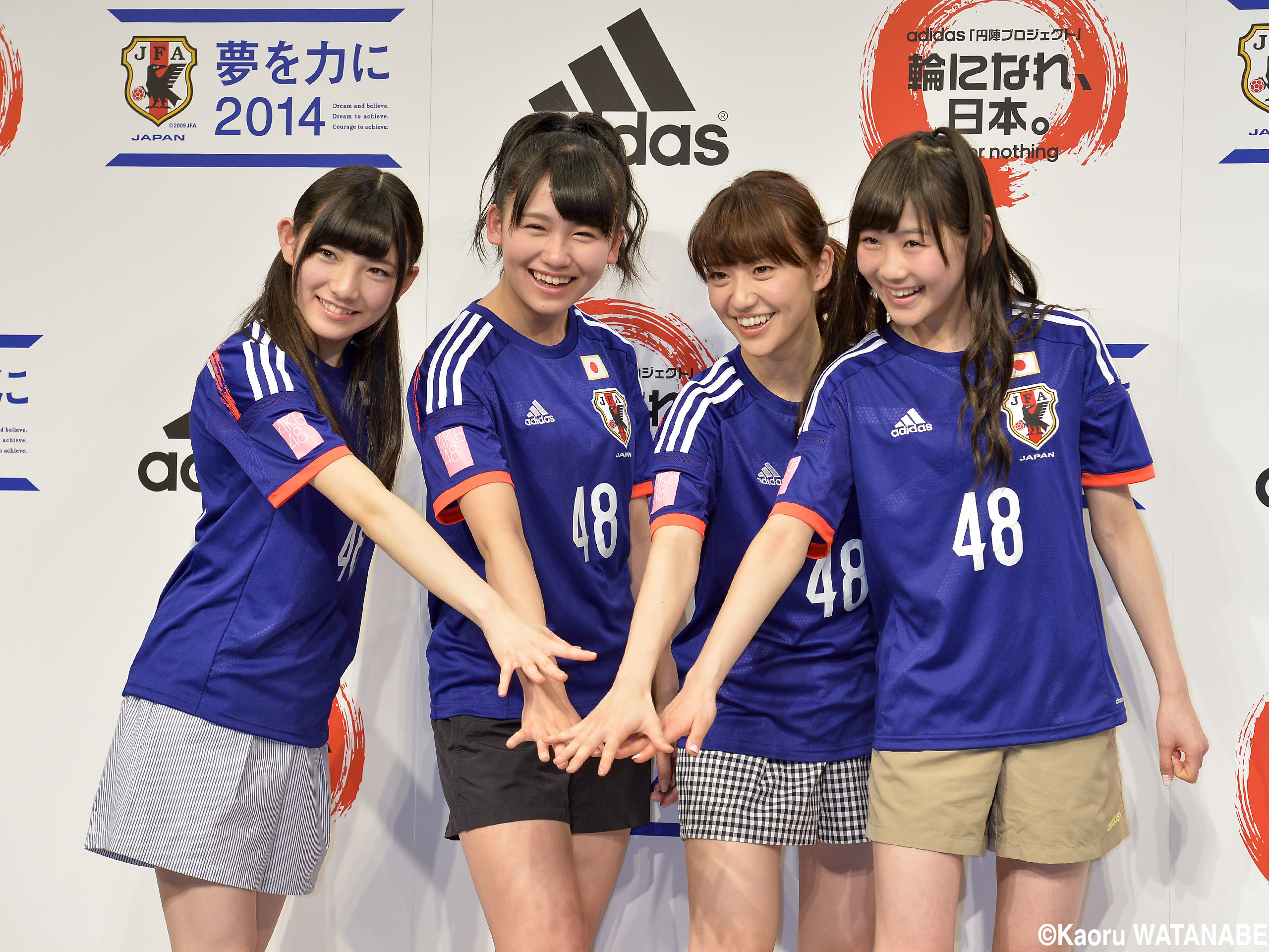 Akb48タイムズ Akb48まとめ Akb48 大島優子 岡田奈々 小嶋真子 西野未姫がサッカー日本代表円陣アンバサダーに就任決定 Livedoor Blog ブログ