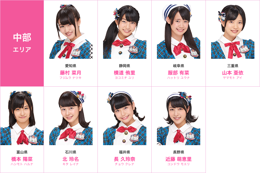 AKB48チーム8公式サイトのプロフィール写真が新しくなった！ AKB48まとめんばー